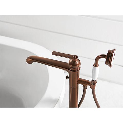 LIBERTY FLOOR MOUNT BATH MIXER AND SHOWER SET