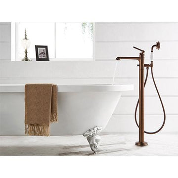 LIBERTY FLOOR MOUNT BATH MIXER AND SHOWER SET