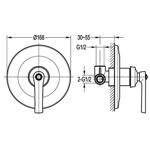 LIBERTY SHOWER OR BATH MIXER SPEC