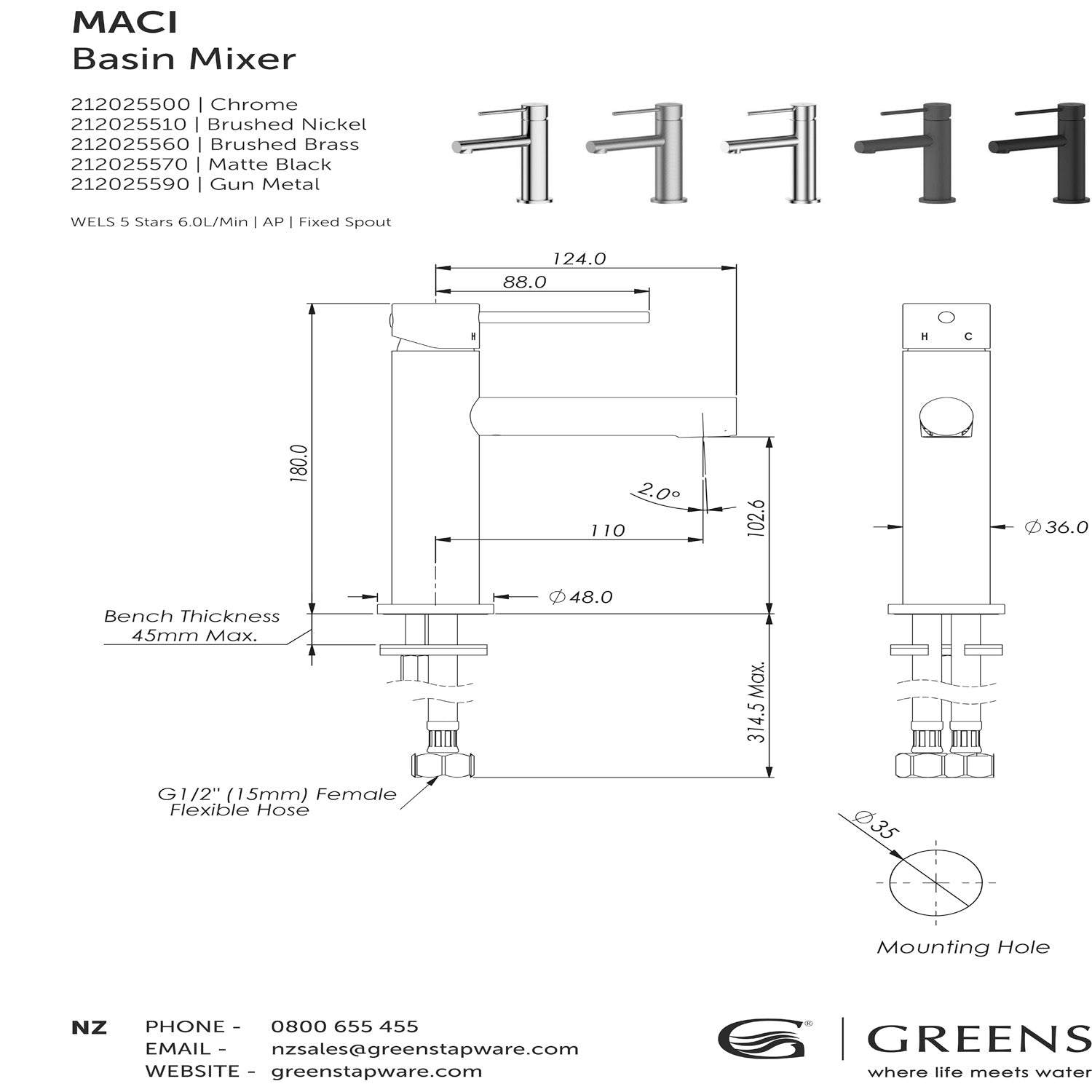 maci-basin-mixer-line-drawings