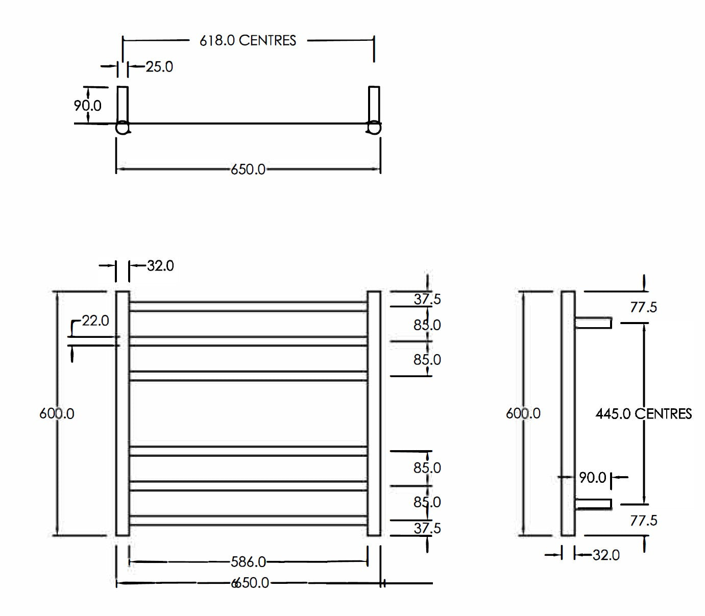 code-round-heated-towel-ladders-900-spec-sheet