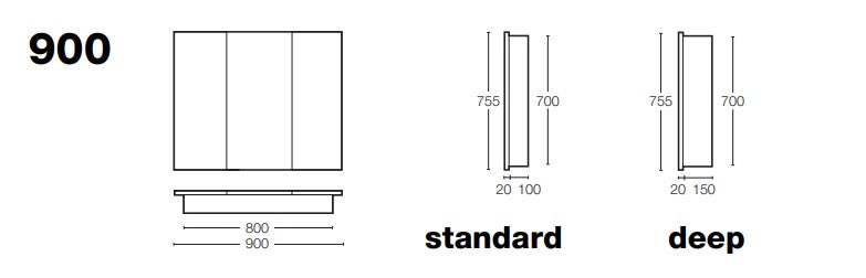 st-michel-dante-plus-mirror-cabinbet-white-900-spec-sheet