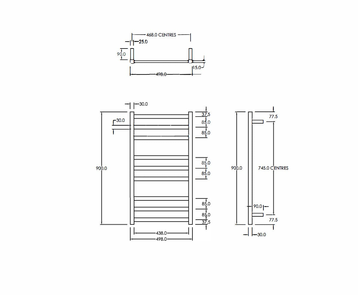 code-square-heated-towel-ladder-900-spec-sheet
