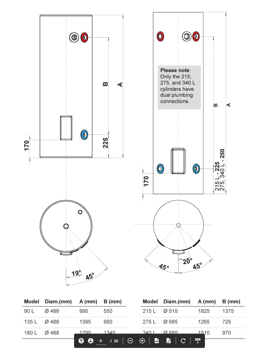 rinnai-mains-pressure-hot-water-cylinder-range-spec-sheet