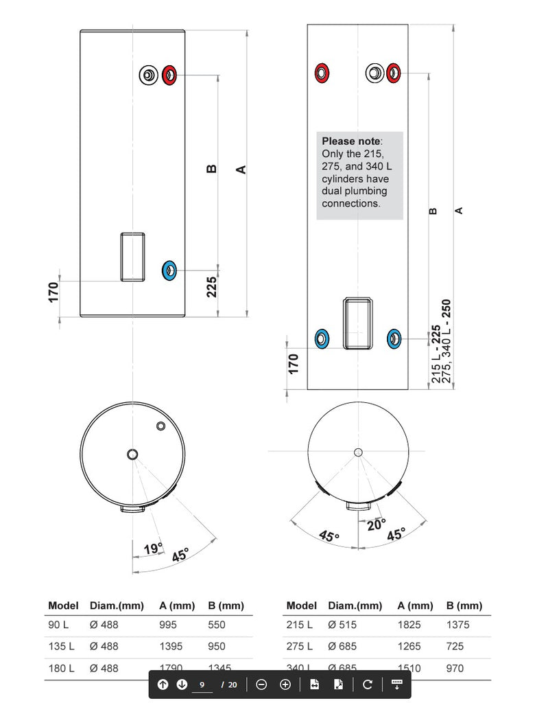 rinnai-mains-pressure-hot-water-cylinder-range-spec-sheet
