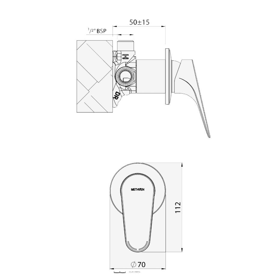 maku-mini-ultra-shower-mixer-spec-sheet