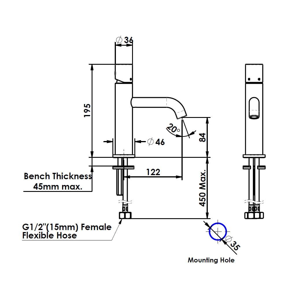 GISELE BASIN MIXER