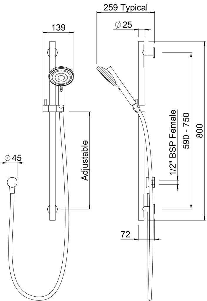 methven-turoa-slide-shower-spec-sheet