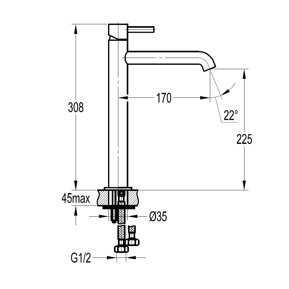 code-dusk-tall-basin-mixer-brushe-copper-spec-sheet