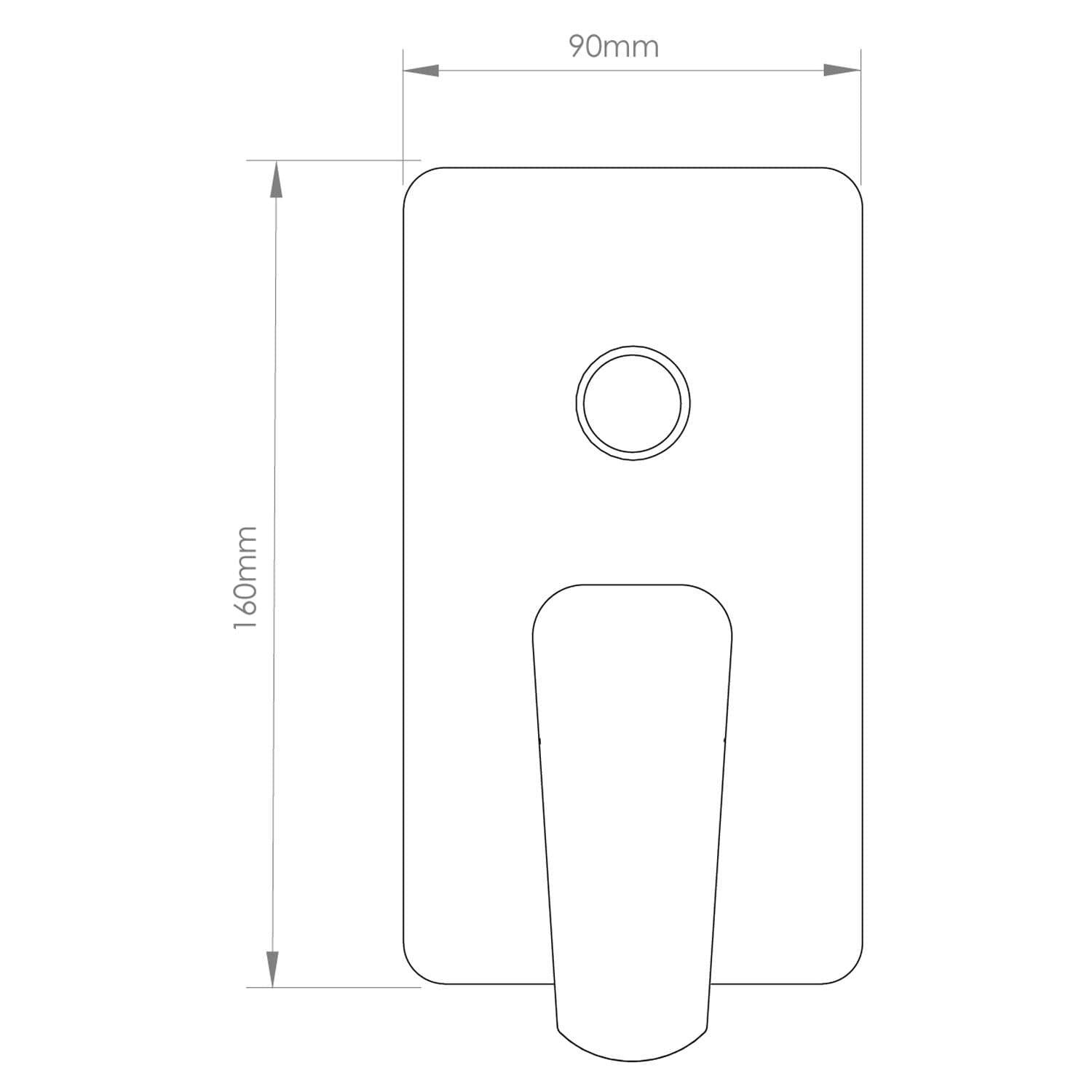 ECLIPSE DIVERTER SHOWER MIXER