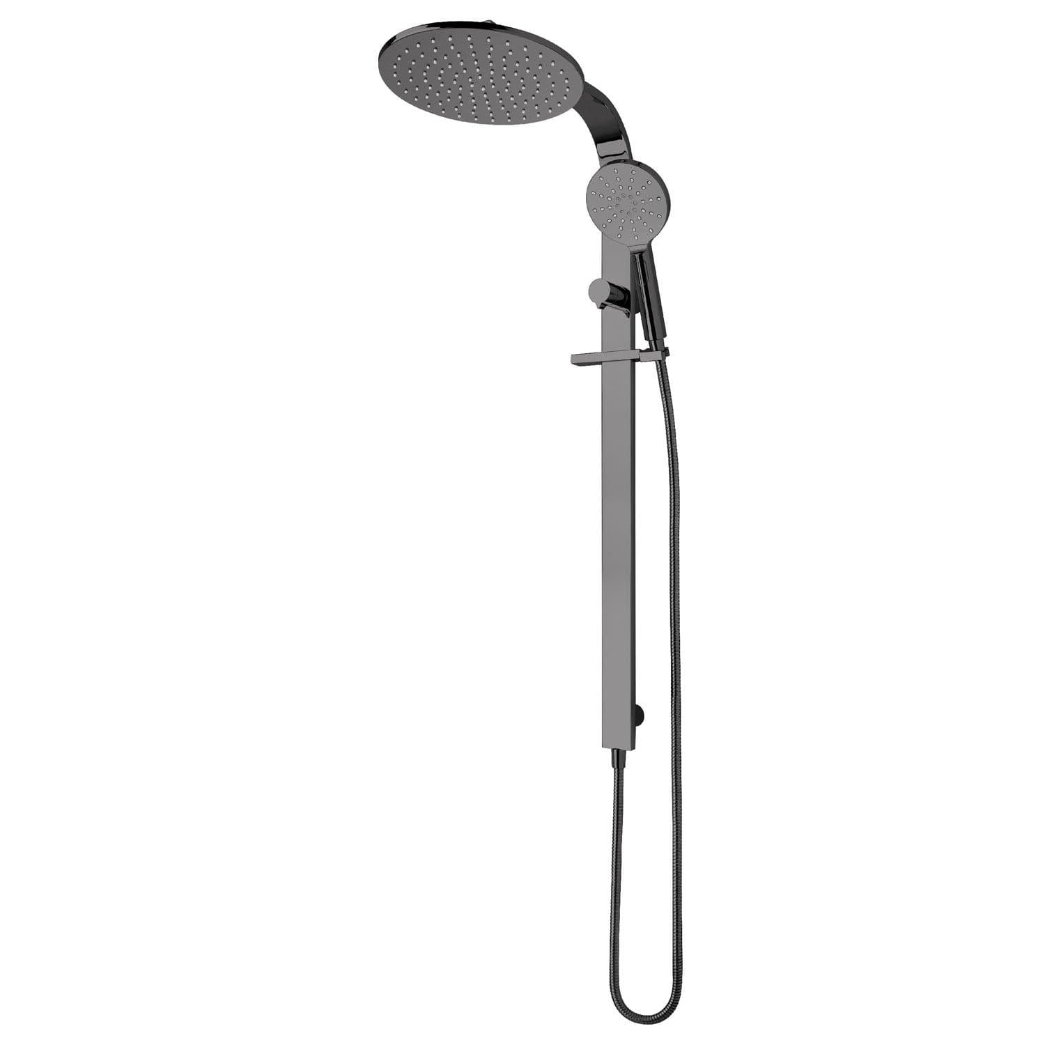 ECLIPSE SHOWER COLUMN MIRROR BLACK - ROUND OR SQUARE
