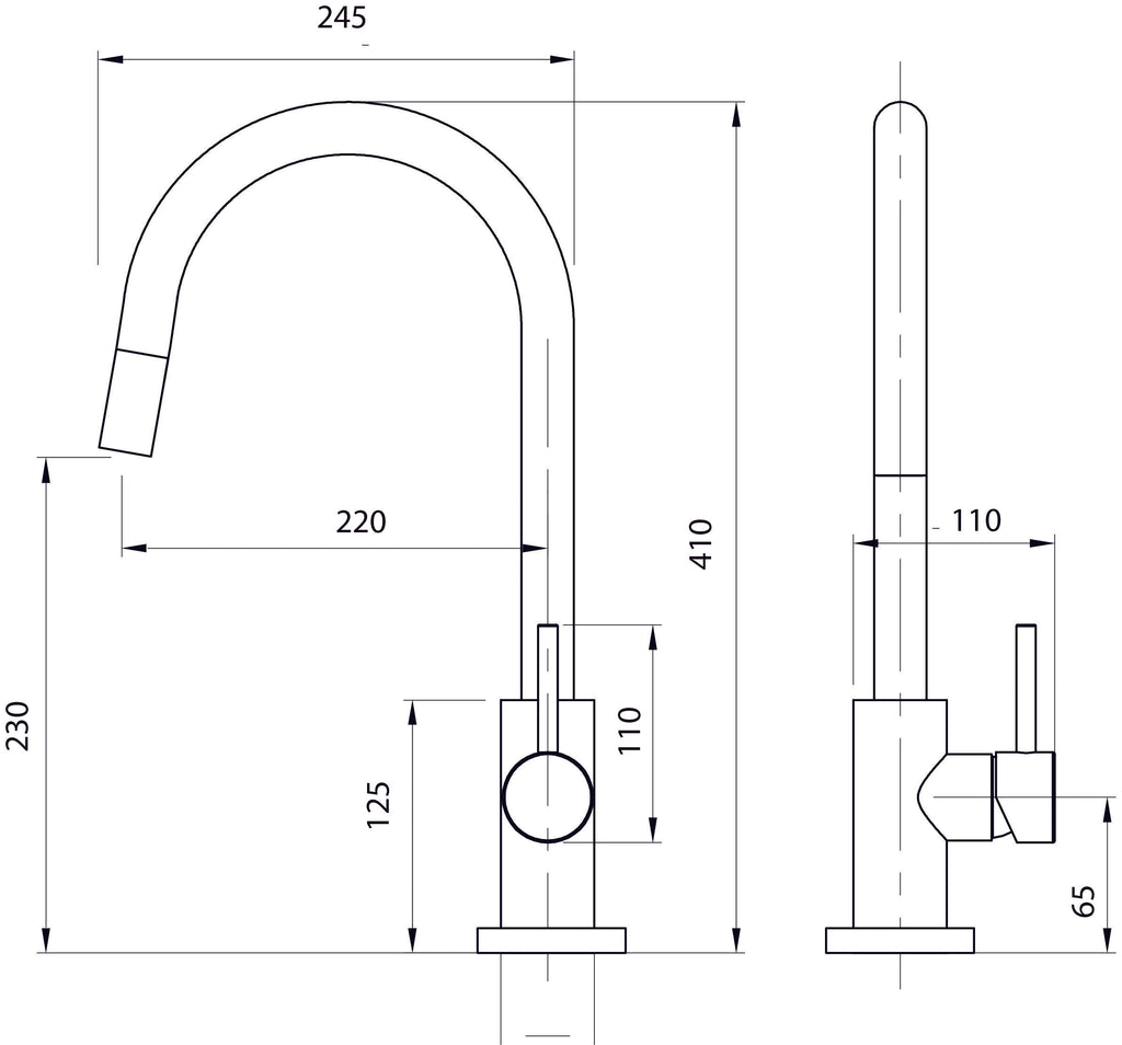 voda-storm-minimalist-pullout-sink-mixer-spec-sheet