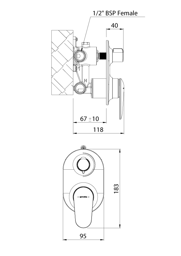 methven-aio-diverter-mixer-spec-sheet