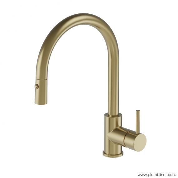 plumbline-buddy-round-spout-pullout-spray-kitchen-mixer-brushed-brass