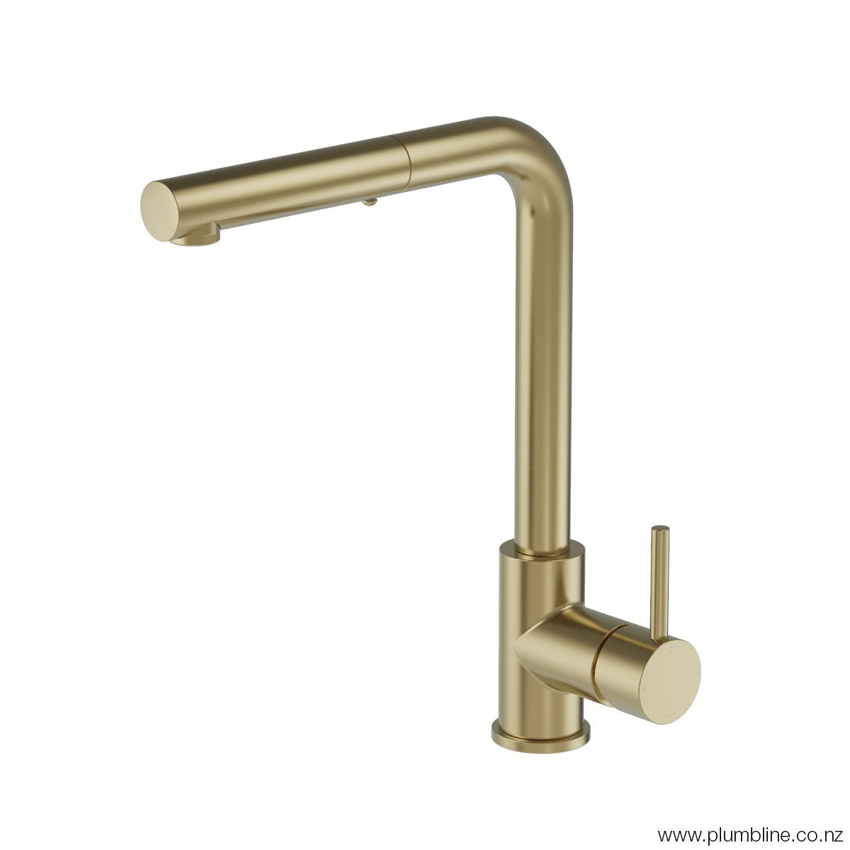 PLUMBLINE BUDDY SQUARE SPOUT PULLOUT SPRAY KITCHEN MIXER - 8 COLOURS