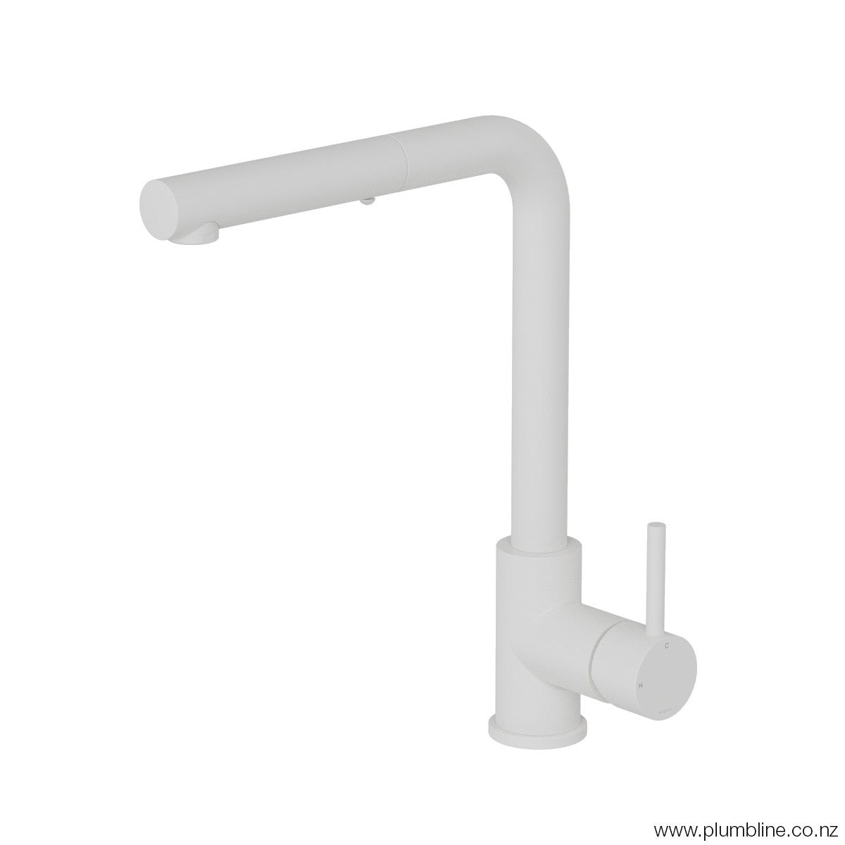 PLUMBLINE BUDDY SQUARE SPOUT PULLOUT SPRAY KITCHEN MIXER - 8 COLOURS