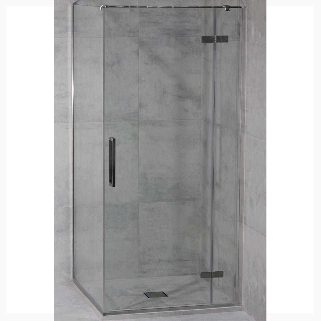 ELITE FRAMELESS LUXURY SWING  PIVOT SHOWER DOOR ONLY - 2 COLOURS