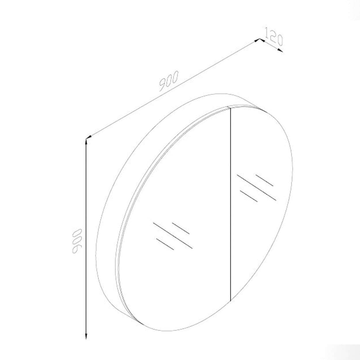waterware-900-round-mirror-cabinet-spec-sheet