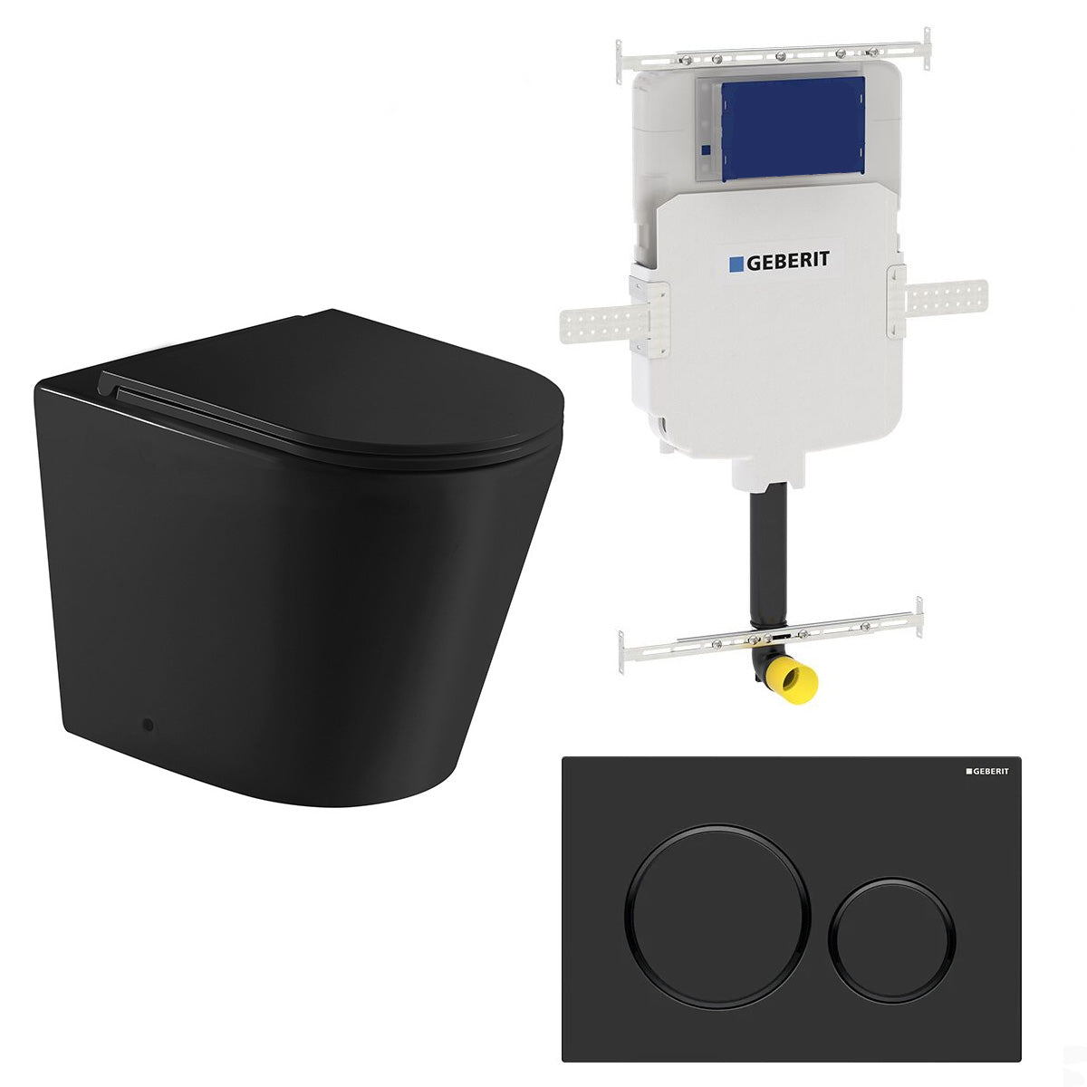 CODE PURE x GEBERIT INWALL TOILET SUITE RANGE 3 COLOURS Elite