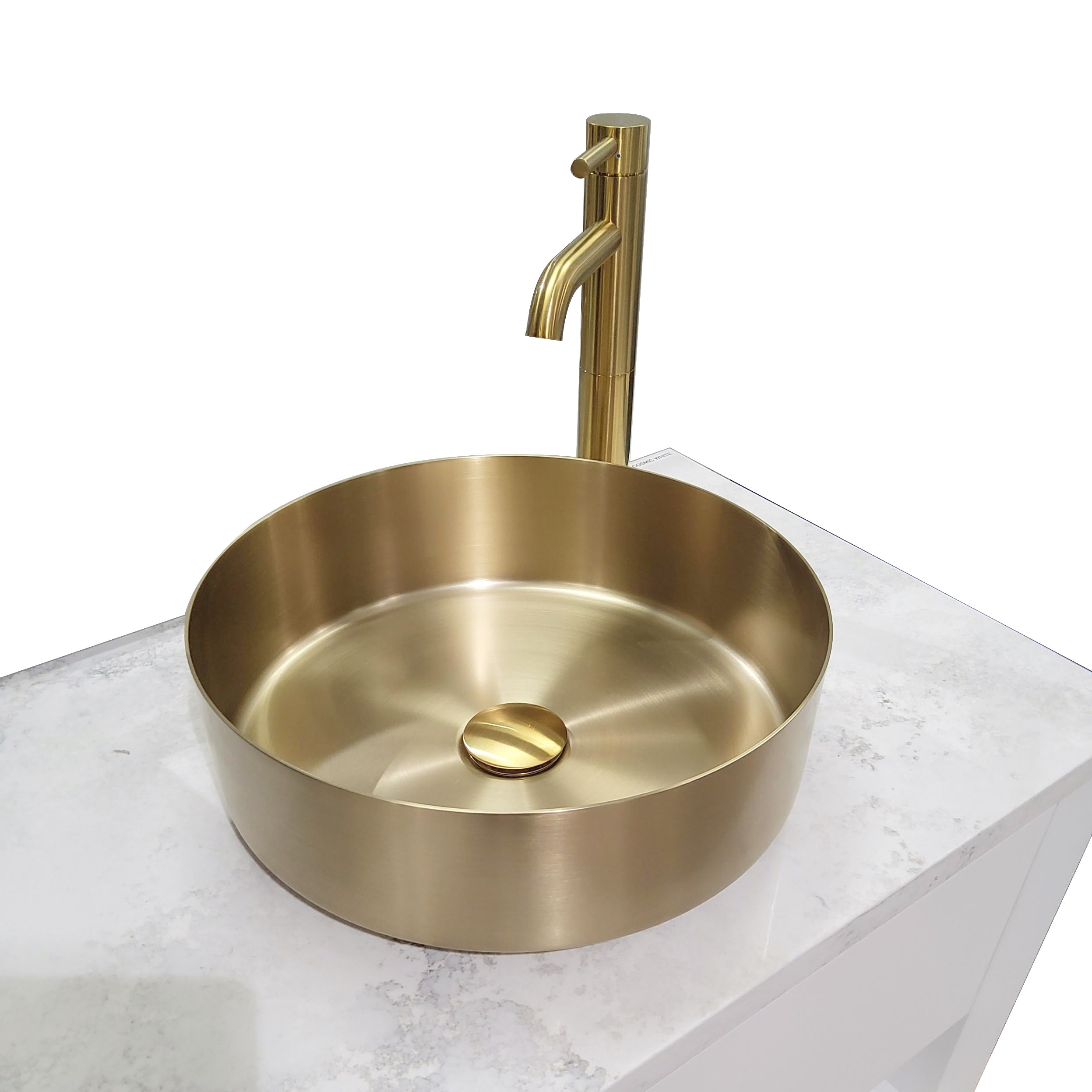 WATERWARE VEROTTI ROUND STAINLESS STEEL BASINS 360 X 120HMM - 4 COLOURS