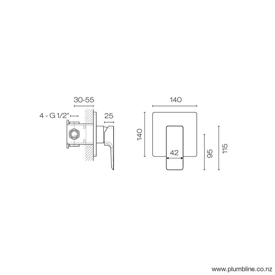 plumbine-geneva-shower-mixer-chrome-spec-sheet