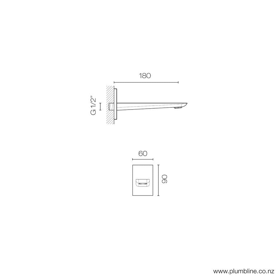 plumbline-geneva-wall-mounted-bath-spout-spec-sheet
