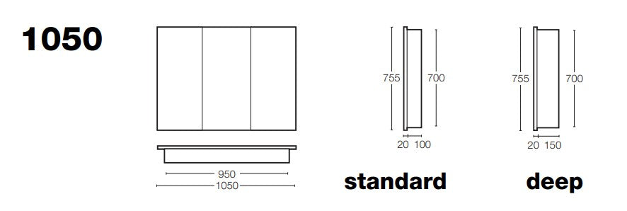st-michel-dante-deep-plus-mirror-cabinet-white-1050-spec-sheet