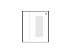 ST MICHEL DANTE MIRROR CABINET WHITE 750MM