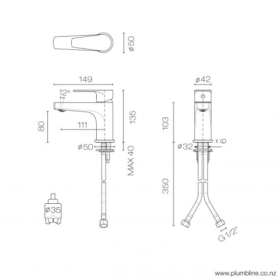 plumbline-ecostyle-basin-mixer-chrome-spec-sheet