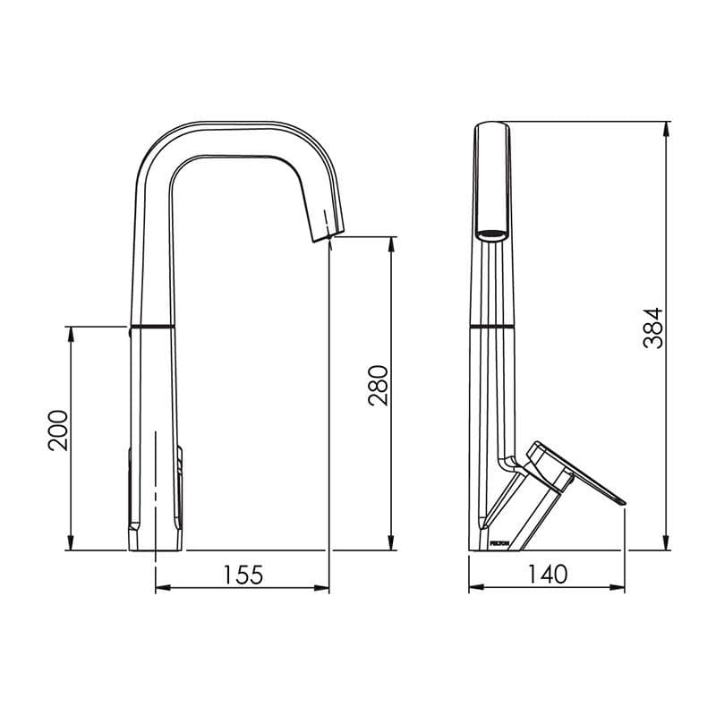 felton-axis-sink-mixer-spec-sheet
