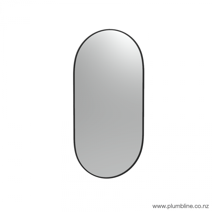 plumbline-frame-450-pill-mirror-black-framed
