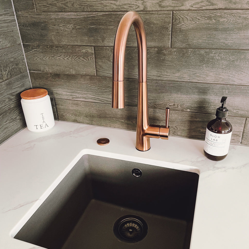 brushed-copper-kitchen-tapware