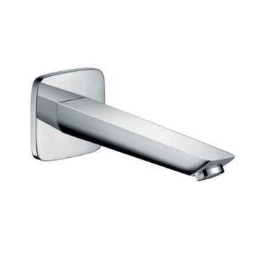 HANSGROHE TALIS E WALL MOUNTED BATH SPOUT 195MM CHROME