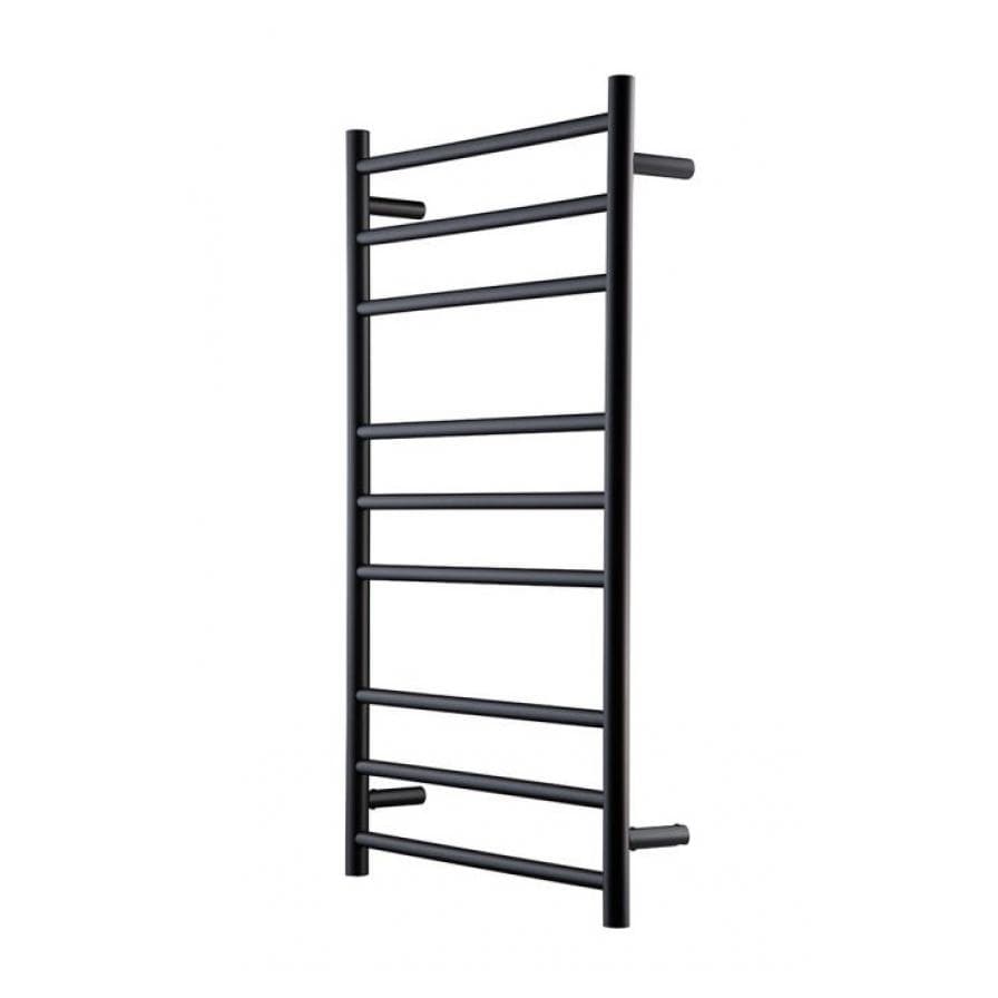 HEIRLOOM GENESIS NERO HEATED TOWEL LADDER 1025X600MM BLACK