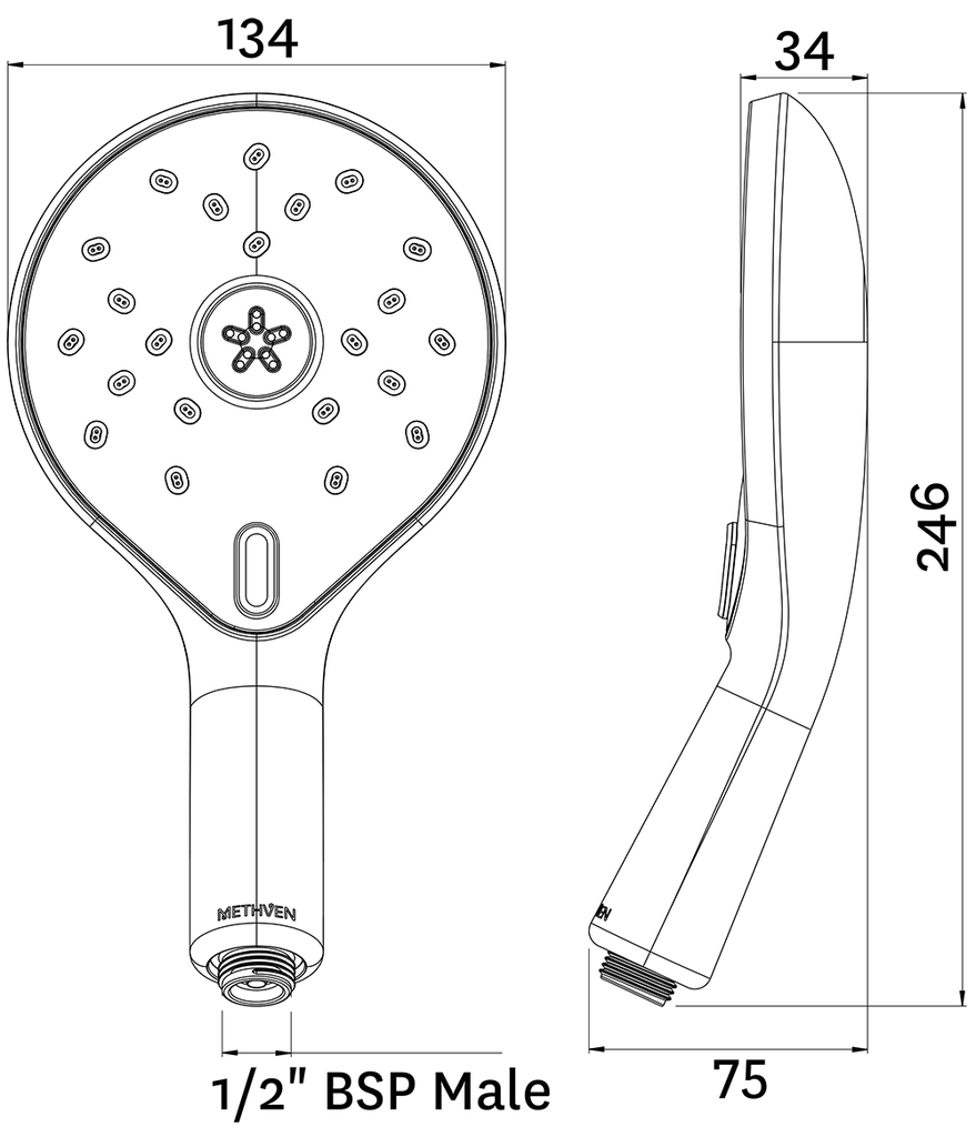 methven-koha-miki-hand-piece-spec-sheet