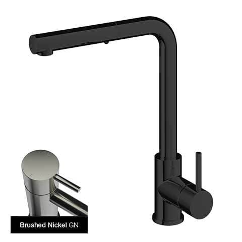 PLUMBLINE BUDDY SQUARE SPOUT PULL OUT SPRAY KITCHEN MIXER