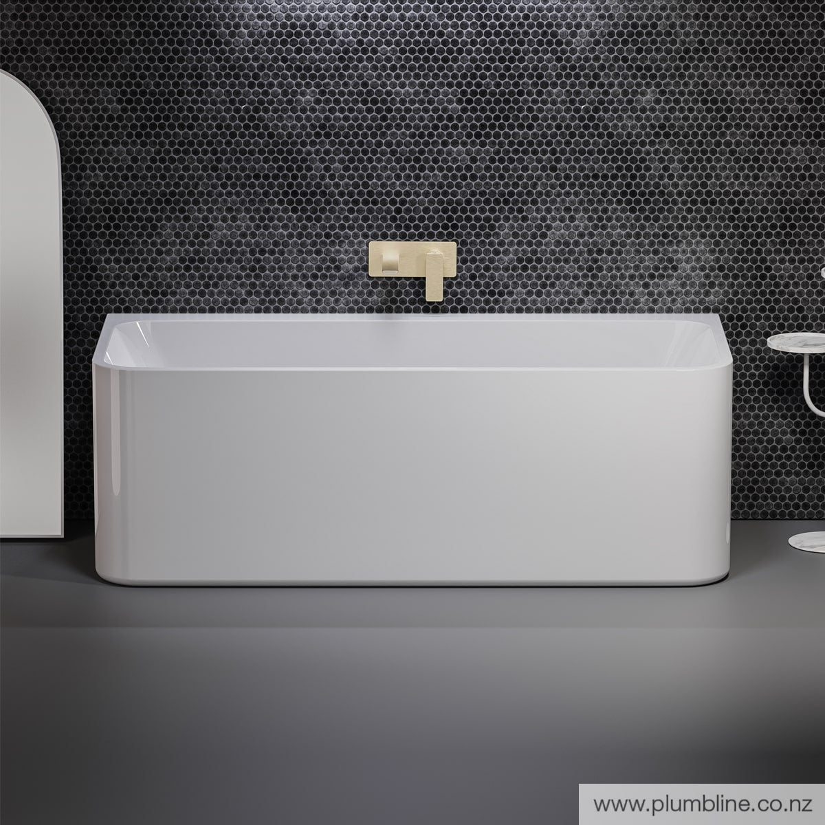 PLUMBLINE PURE BTW FREESTANDING BATH 1700X750X600MM