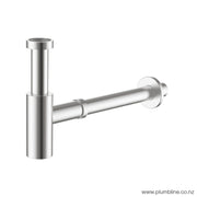 Plumbline Swiss Deluxe Bottle Trap 32Mm Brushed Stainless