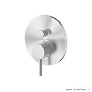 Plumbline Swiss Diverter Mixer Brushed Stainless