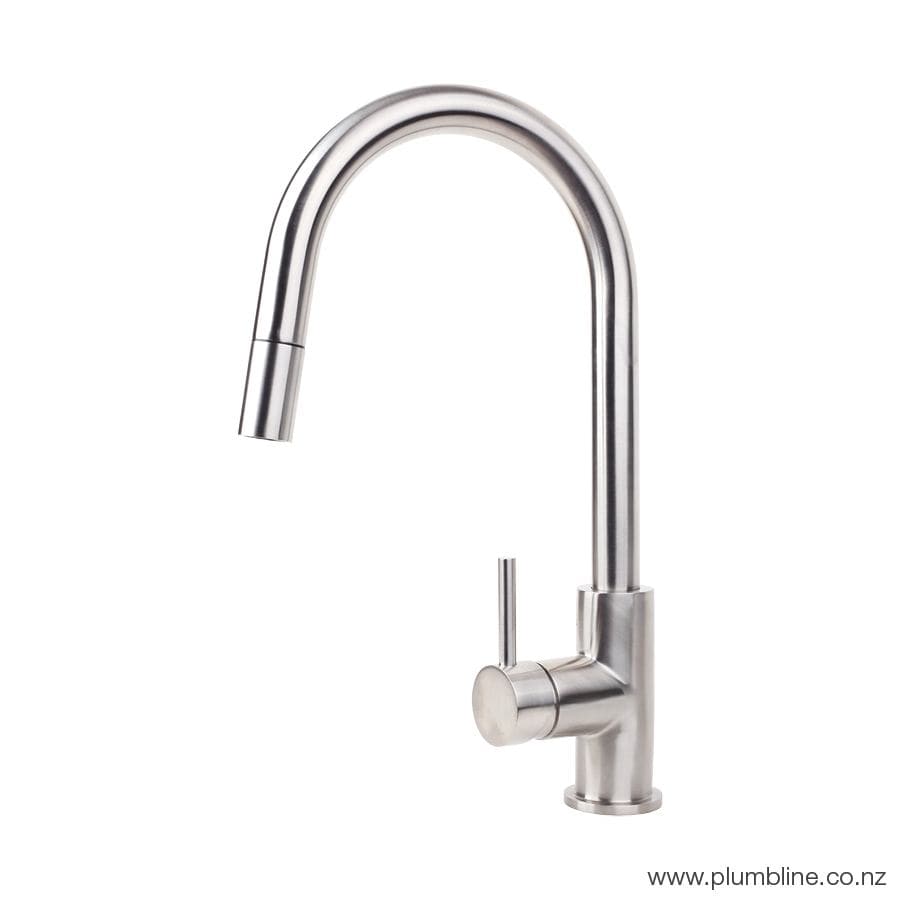 PLUMBLINE SWISS KITCHEN MIXER WITH PULL OUT SPRAY