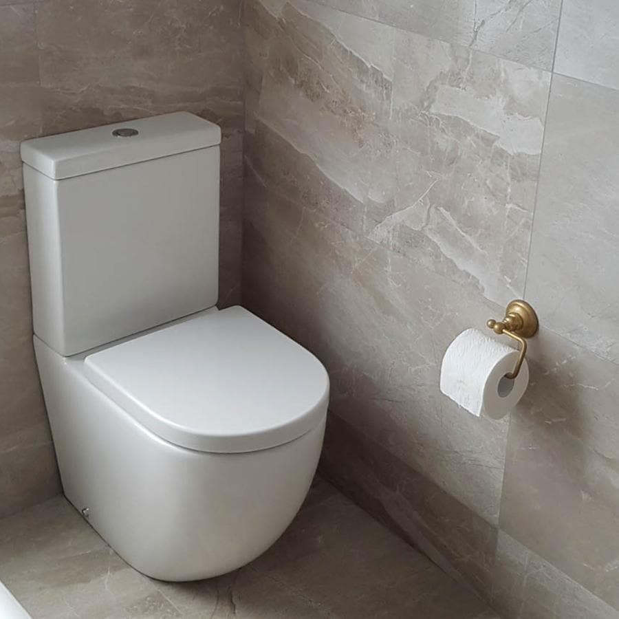 PLUMBLINE ELITE ZEN RIMLESS BTW TOILET SUITE