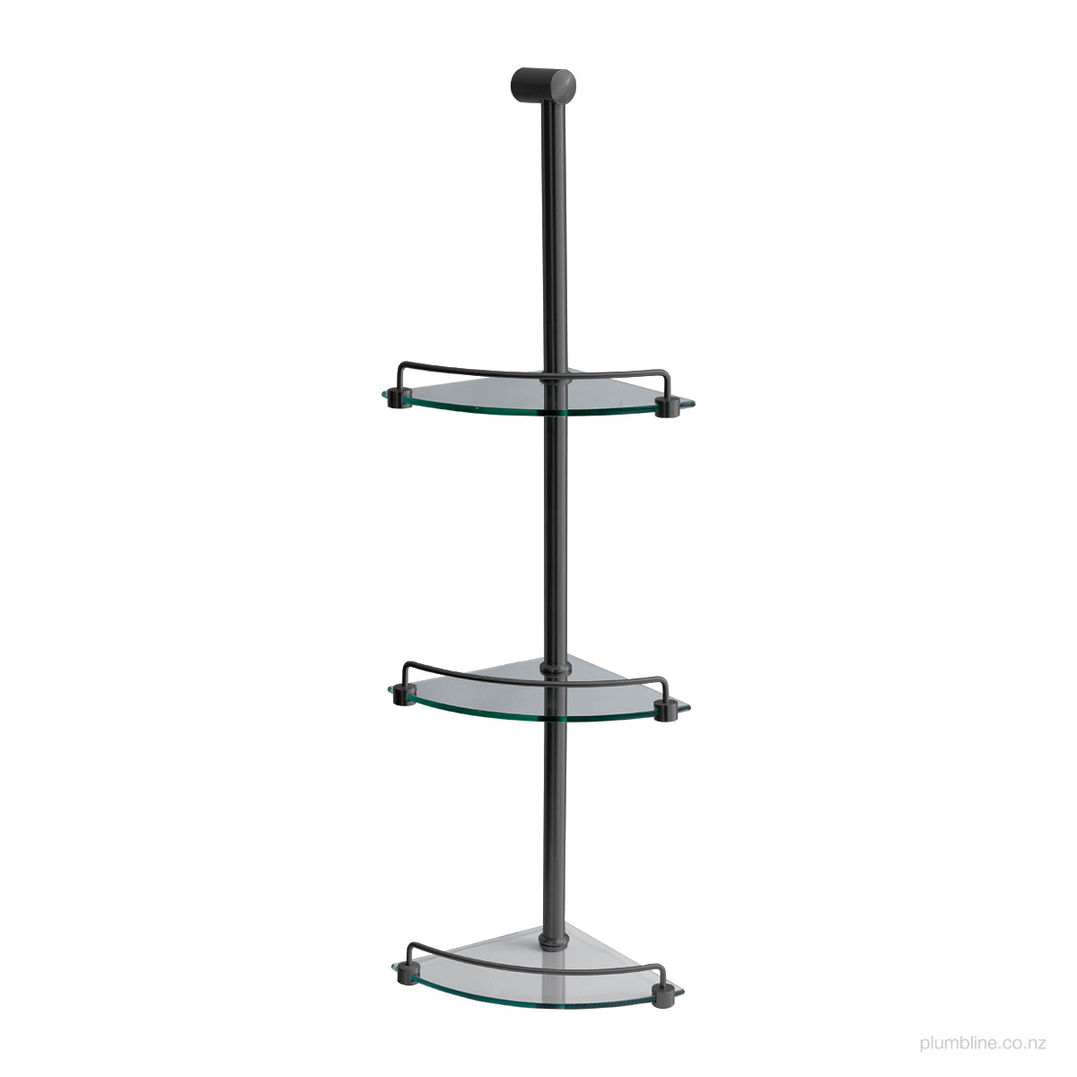 shower-caddy-nz-in-gunmetal-with-3-glass-shelves