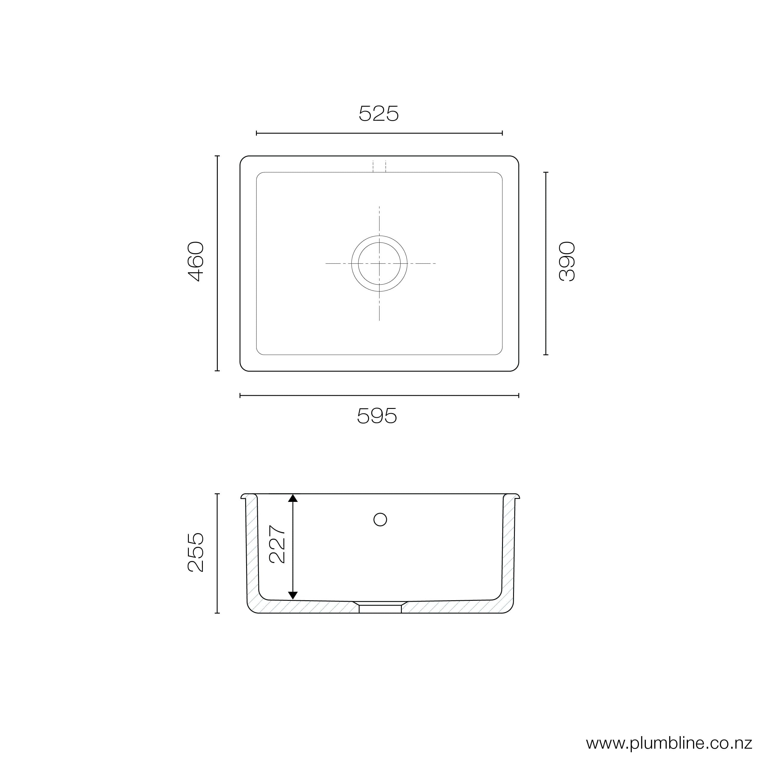 Shaws Classic Inset 600-10 Butler Sink