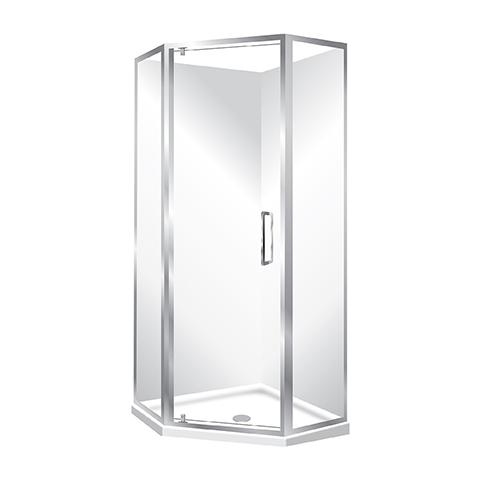 ELITE SLIMLINE FRAMED SHOWER KIT - QUAD