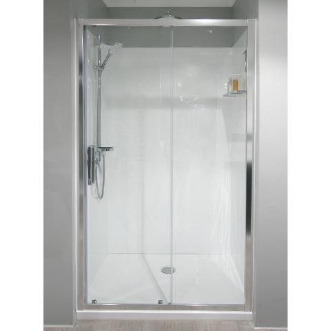 ELITE SLIMLINE FRAMED 2 PANEL SLIDING DOOR SHOWER KIT - ALCOVE FROM $1799
