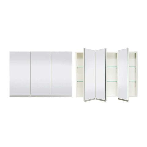 ST MICHEL DANTE DEEP PLUS MIRROR CABINET WHITE 1050MM