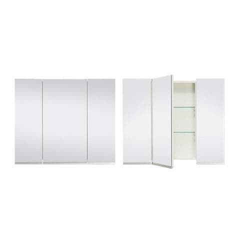 ST MICHEL DANTE DEEP PLUS MIRROR CABINET WHITE 900MM