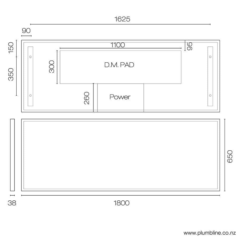 plumbline-starlight-1800-led-mirror-spec-sheet